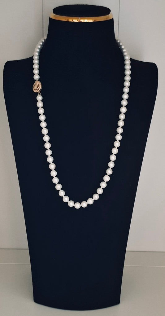 Freshwater Pearl Necklace 14k - 22"