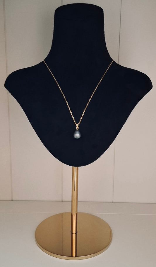 Tahitian pearl gold  (1 ) necklace