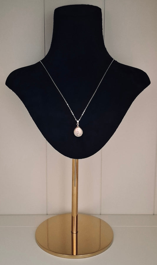 Freshwater rainbow pearl necklace