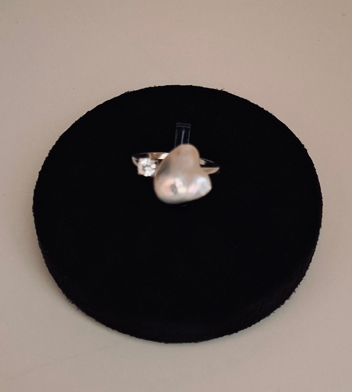 Freshwater baroque pearl ring ( 10 )